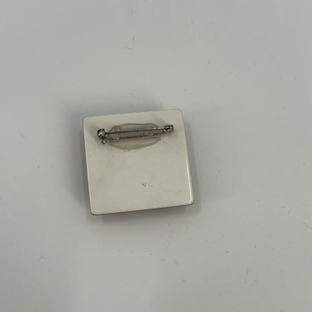 Vintage 80's Abstract brooch - Picture 2 of 4